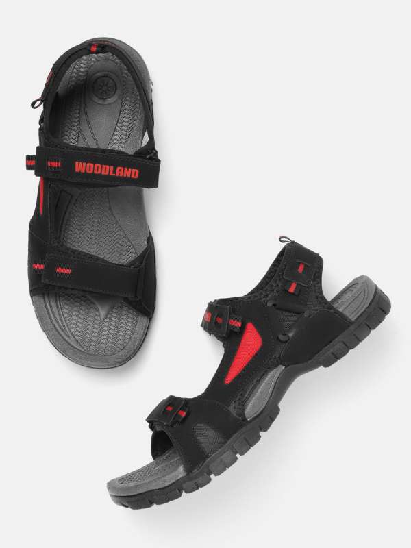 Woodland Black Sandals Buy Woodland Black Sandals online in India