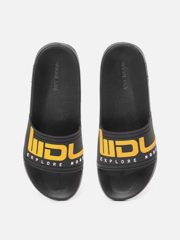 Woodland flip cheap flops myntra