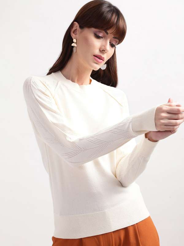 Women White Sweaters Buy Women White Sweaters online in India