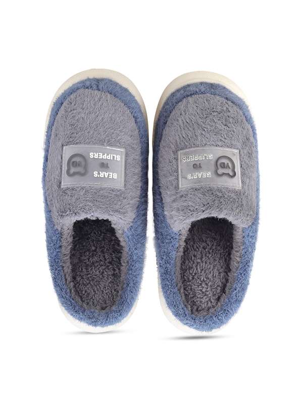 Fur slippers myntra store