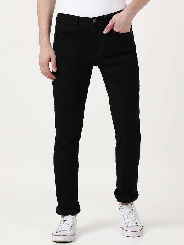 men's black skinny jeans