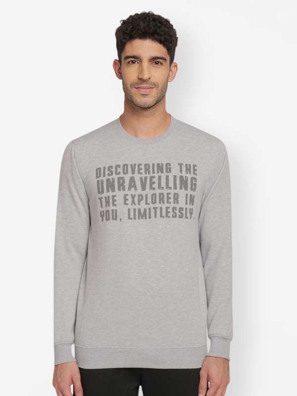 Wildcraft sweatshirt grey deals