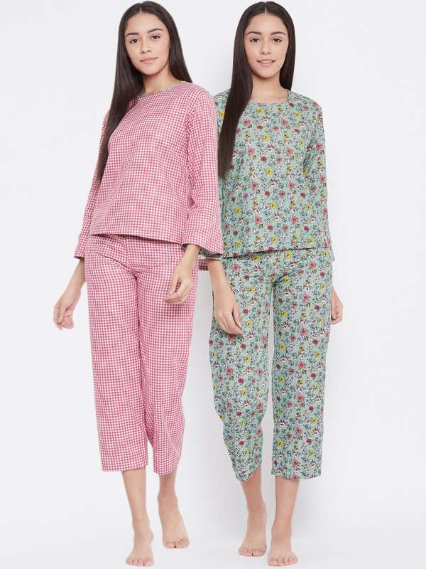Myntra ladies night on sale suit