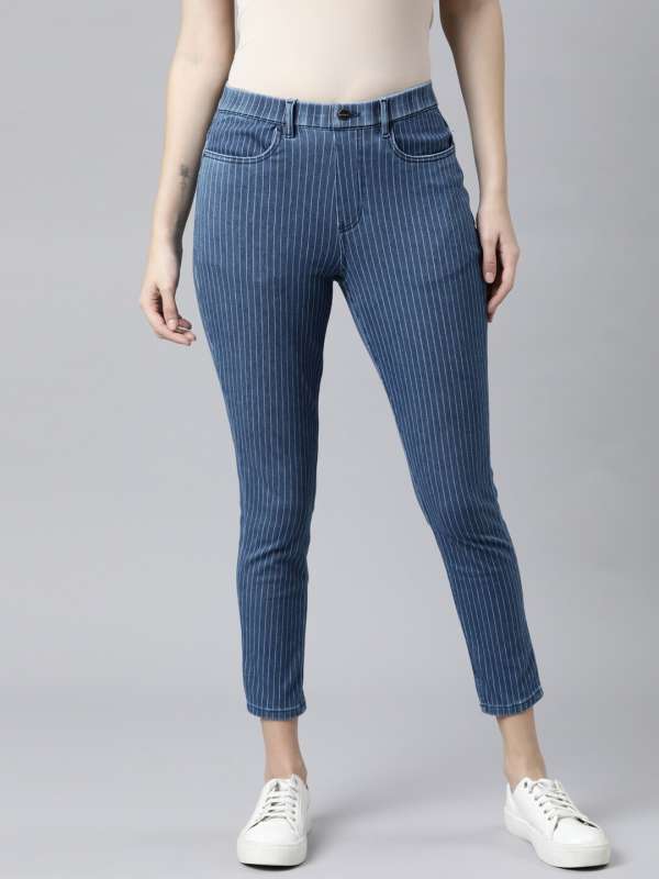 Coloured jeggings online shop