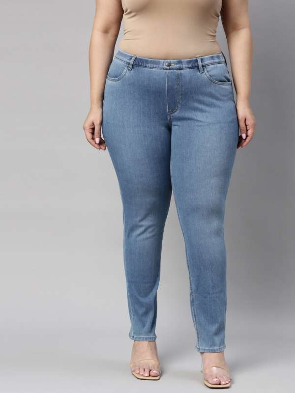 Buy Grey Mist Jeans & Jeggings for Women by GO COLORS Online