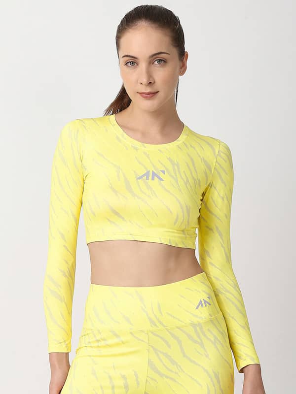 Crop Tops For Gym - Buy Crop Tops For Gym online in India