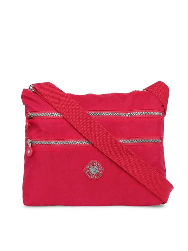 Red tape sling on sale bag