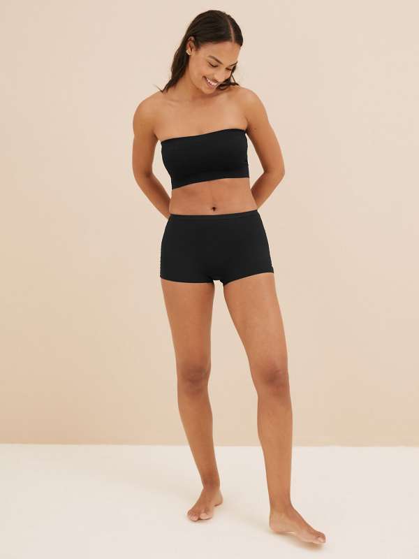 Marks Spencer Black Self Padded Bra - Buy Marks Spencer Black Self Padded  Bra online in India