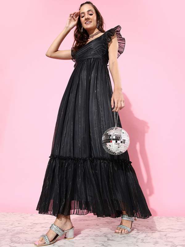 Black maxi discount gown dress