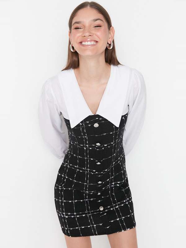 Myntra pinafore sales dress