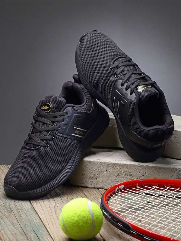 Action shoes black store colour