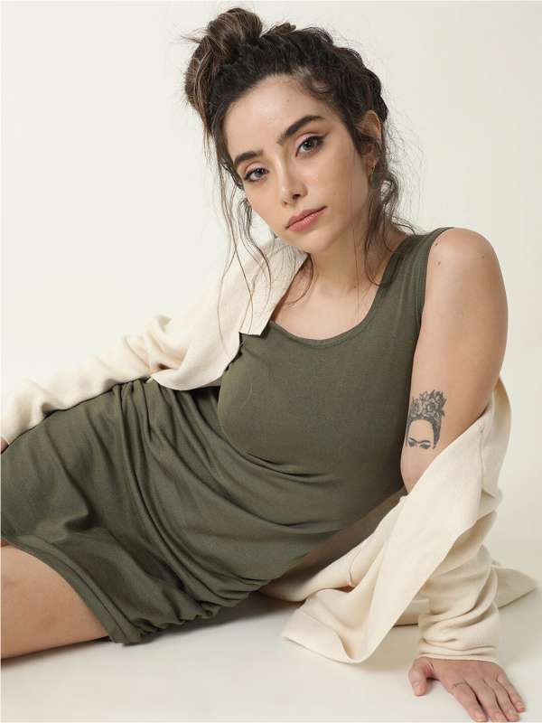 Cute olive green dresses new arrivals
