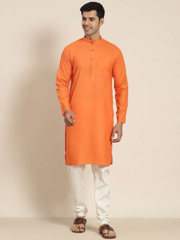 Light orange sales kurta pajama