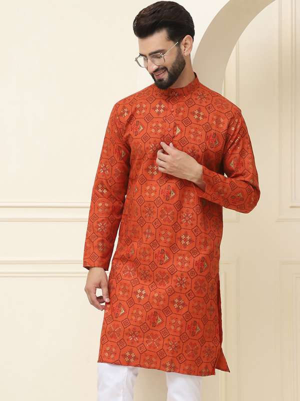 Buy Bhagwa Kurta Online at Best Price on Myntra