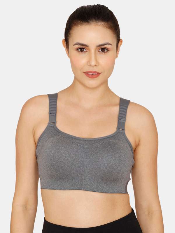 Zelocity by Zivame Green Non Wired Padded Sports Bra Price in India, Full  Specifications & Offers