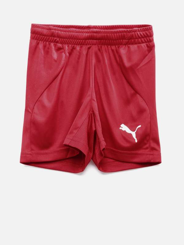 red puma shorts