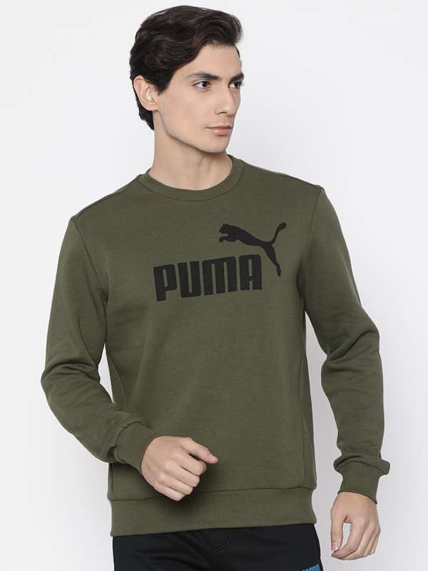 olive puma hoodie