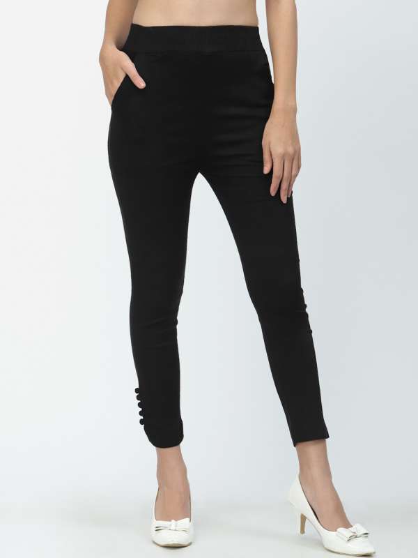 Redefine By Riddhi Doshi Trousers and Pants  Buy Redefine By Riddhi Doshi  Olio In Black Cigarette Pants Online  Nykaa Fashion
