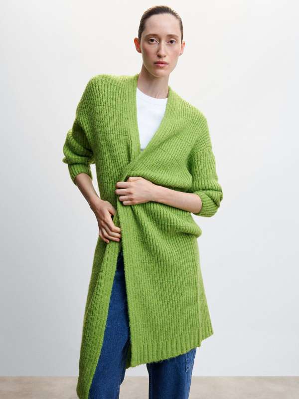 Mango green sweater discount