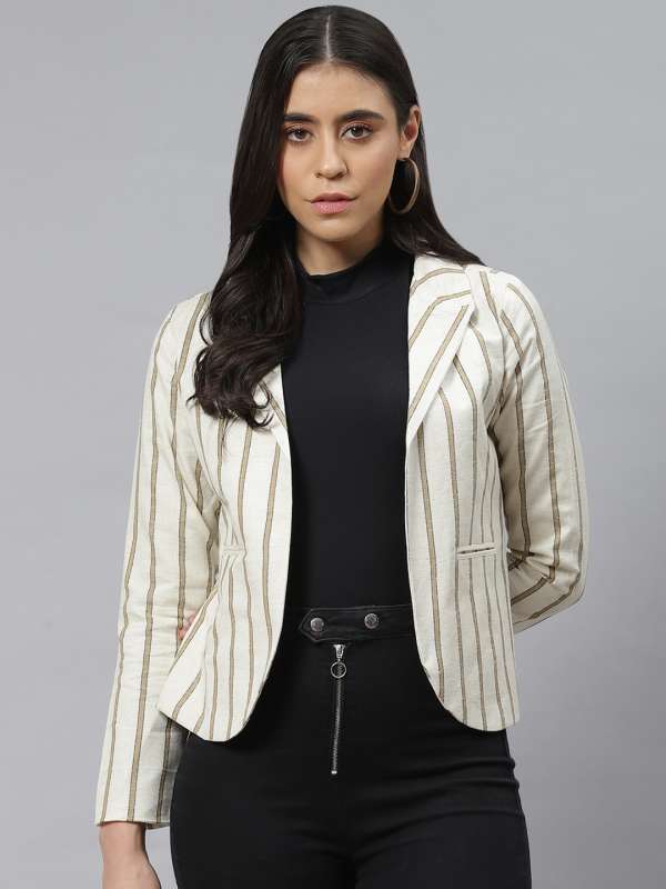 Off White Blazers Buy Trendy Off White Blazers Online in India
