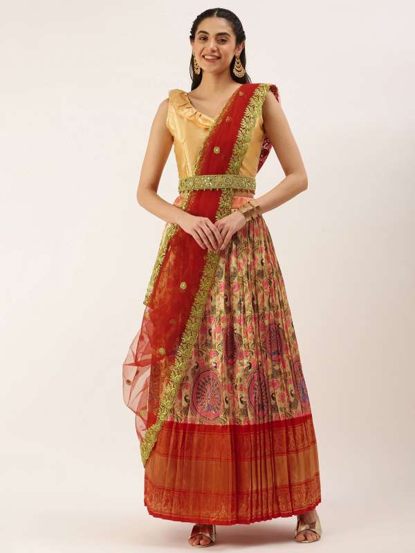 Unstitched Lehenga Choli Dress Material Buy Unstitched Lehenga