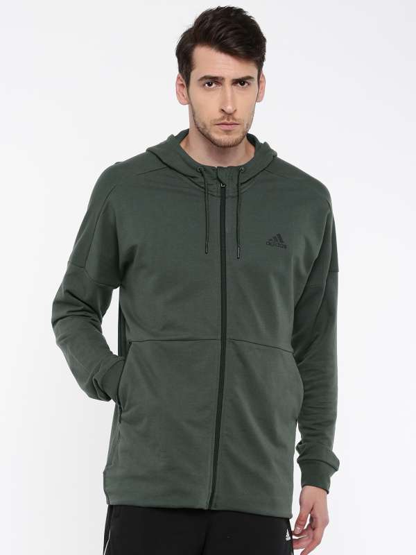 olive green adidas hoodie