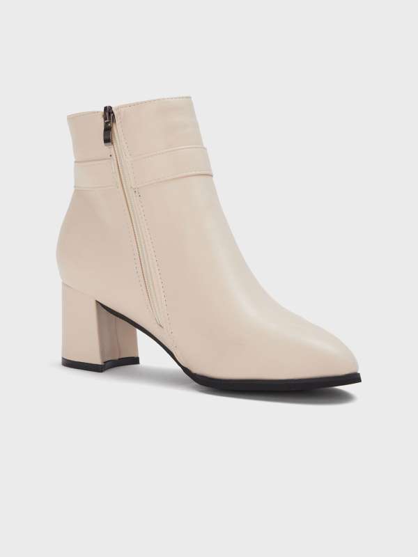 Cream colour boots top