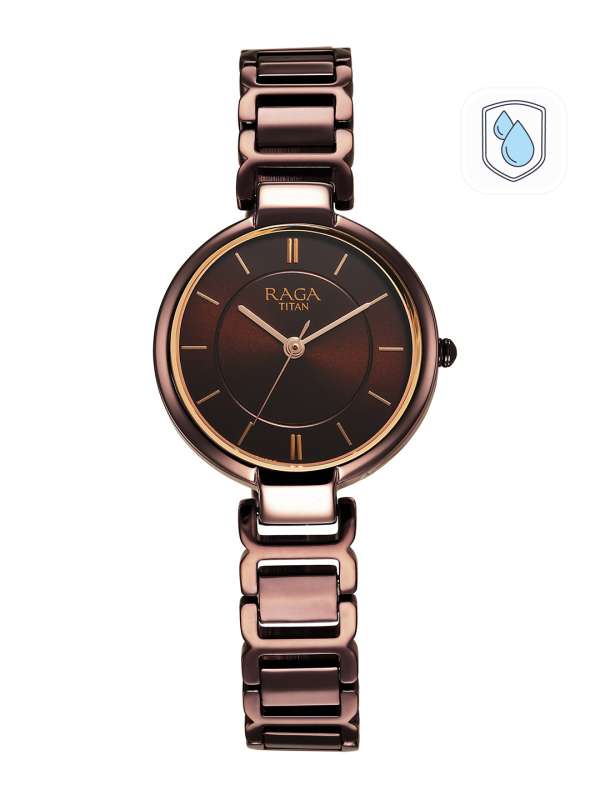 Titan copper clearance watches for ladies