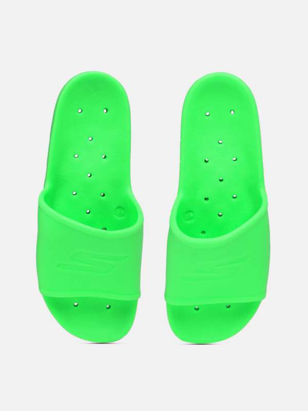 Skechers clearance green slides