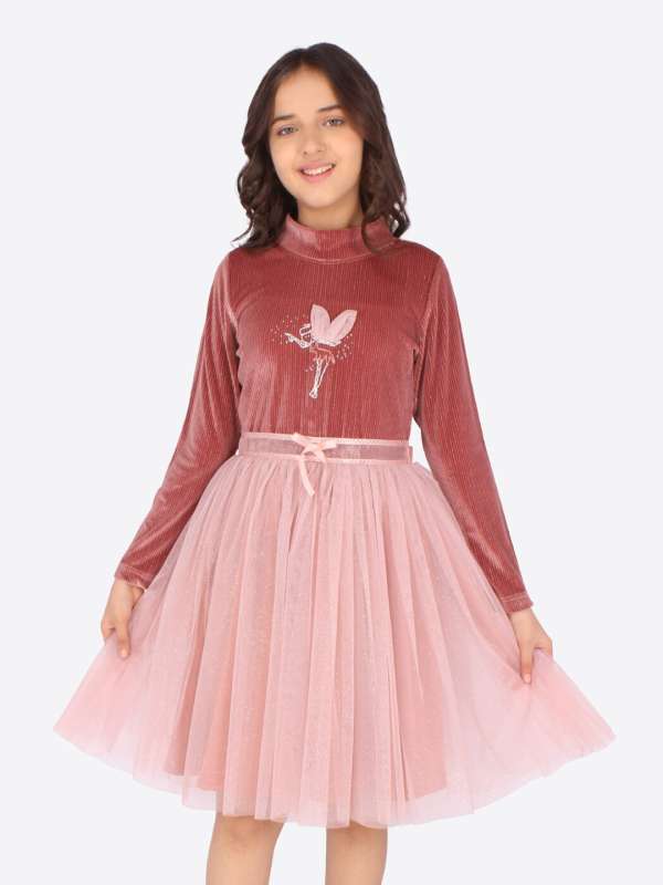 Cutecumber Pink Embellished Fit And Flare Dresses Buy Cutecumber