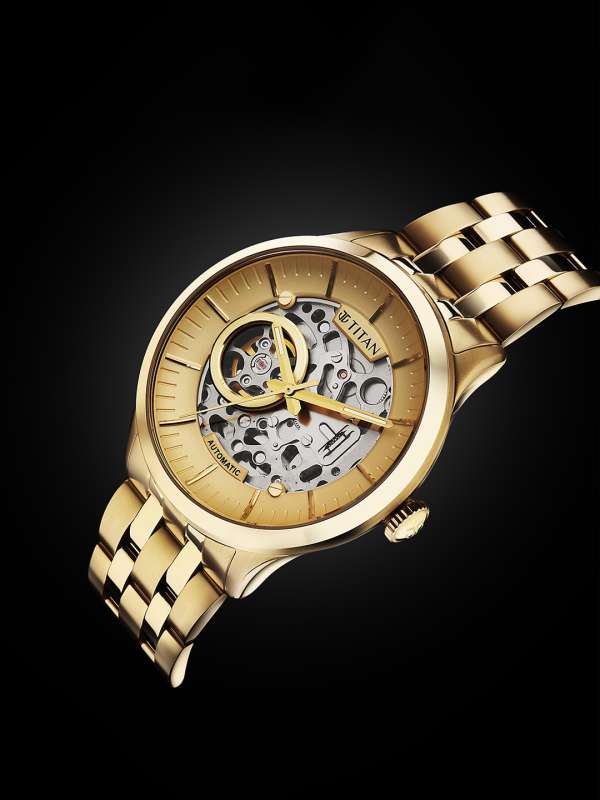 Titan automatic skeleton watch new arrivals