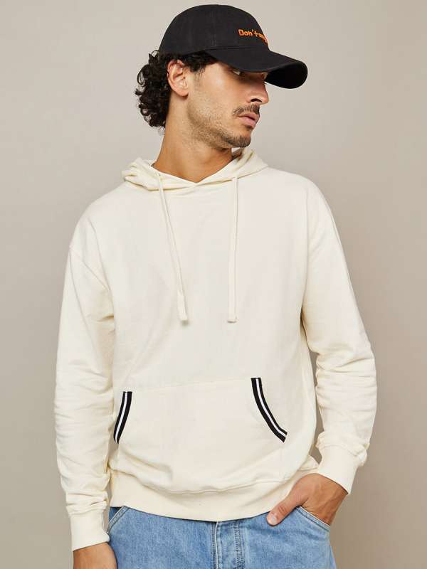 Cream colour hoodie discount