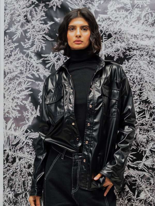 Buy Women's Jackets Black Short Coatsandjackets Online