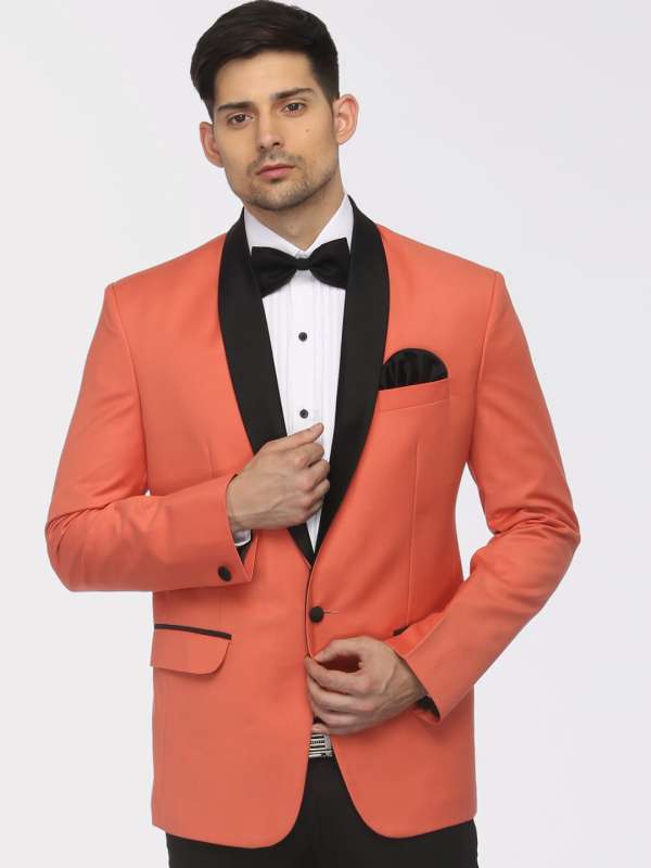 Light orange blazer best sale mens