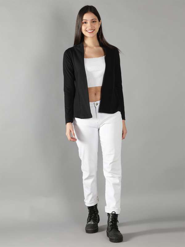 Black Shrug Long Buy Black Shrug Long Online in India Myntra