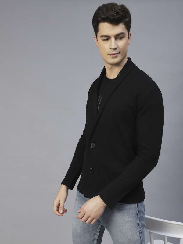 Black shrug long sleeve top