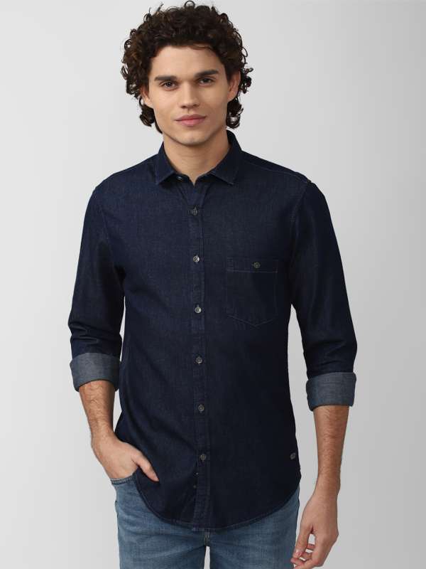 Jeans shop shirt myntra