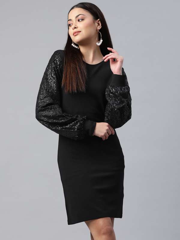 Sequin sales dress myntra