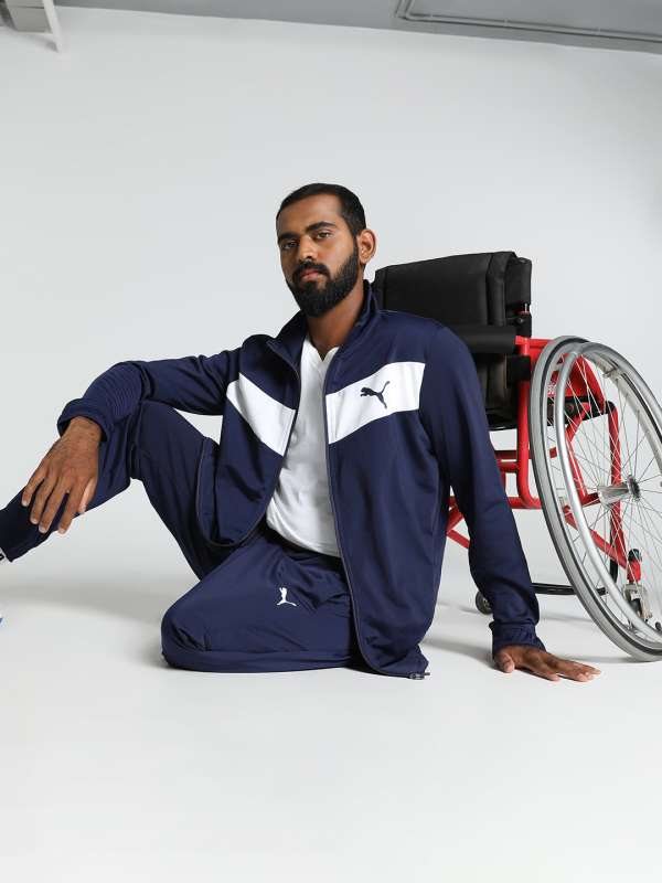 Puma Max Blue Tracksuits Buy Puma Max Blue Tracksuits online in India