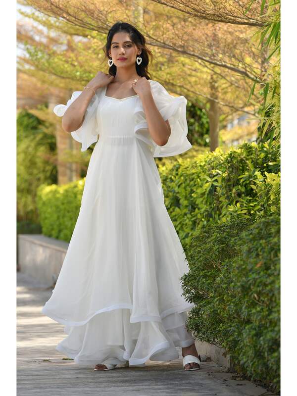 save Mittens Mediate White Party Dresses - Buy White Party Dresses online in India