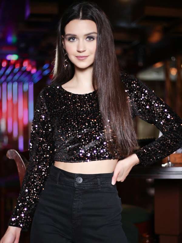 Party wear top on myntra top
