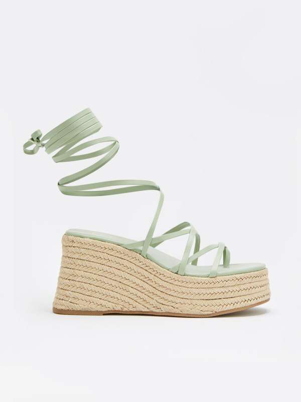 Wedge lace up clearance sandals