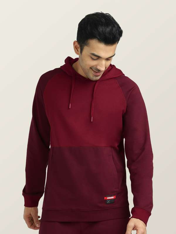 Maroon off white hoodie best sale