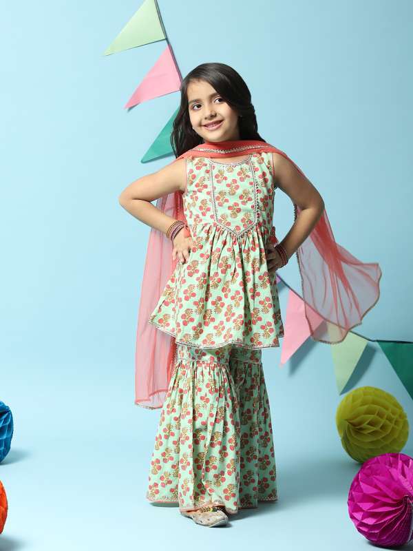 Biba Sleeveless Salwar Suit Buy Biba Sleeveless Salwar Suit