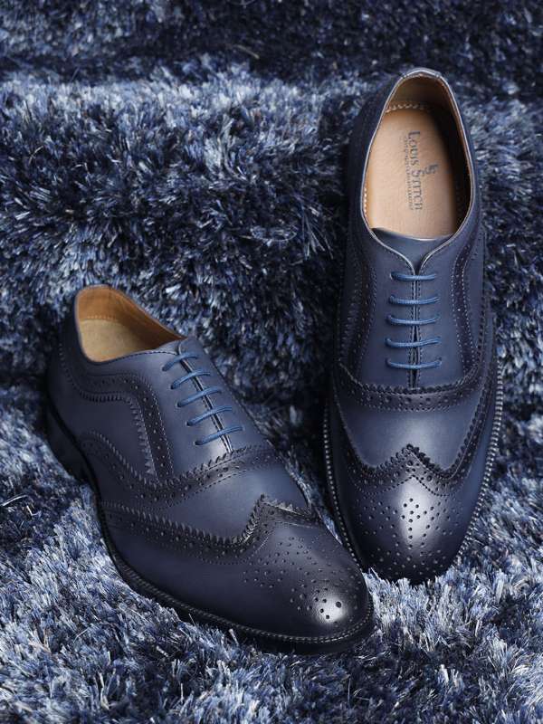 Navy Blue Formal Shoes Buy Navy Blue Formal Shoes online in India