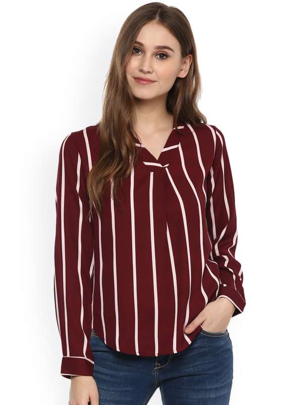 myntra jeans top for ladies