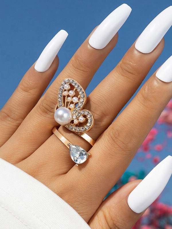 Buy White Rings for Women by Jewels galaxy Online