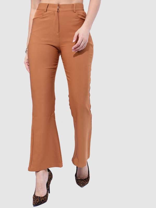 Buy Black Trousers & Pants for Women by FREEHAND Online