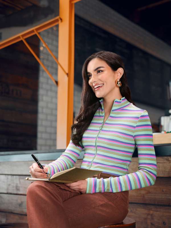 Forever 21 striped top discount