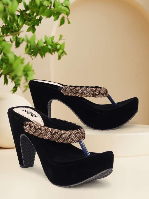Velvet disco hotsell platform sandal